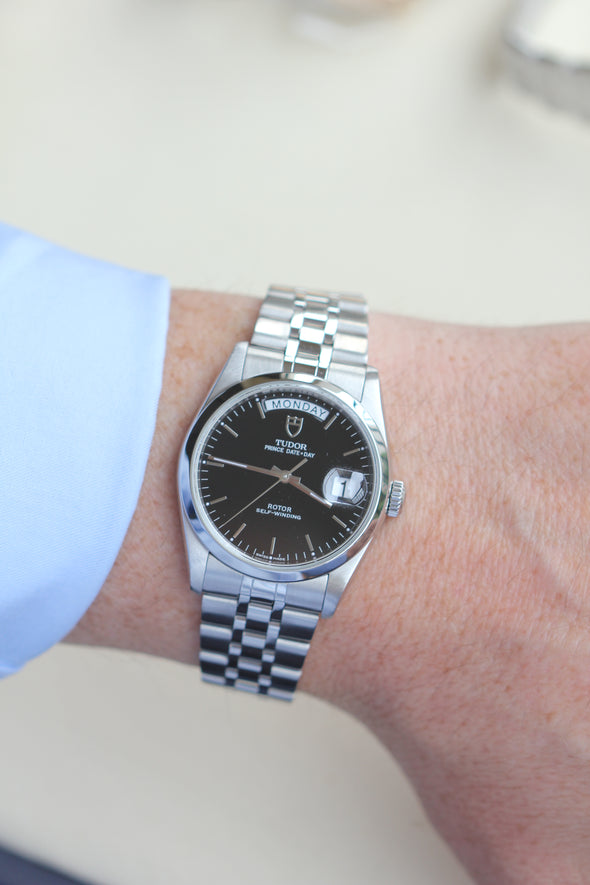 Tudor Prince Date-Day 76200 Black Dial watch