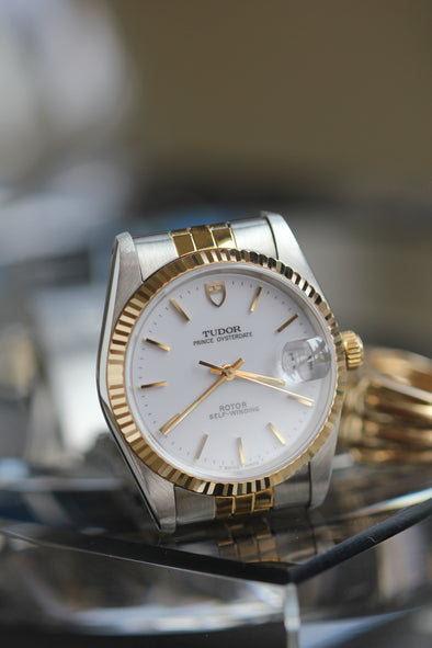 Tudor Prince OysterDate White Dial Watch