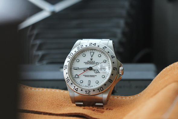 Rolex Explorer II 16570 White Dial Watch