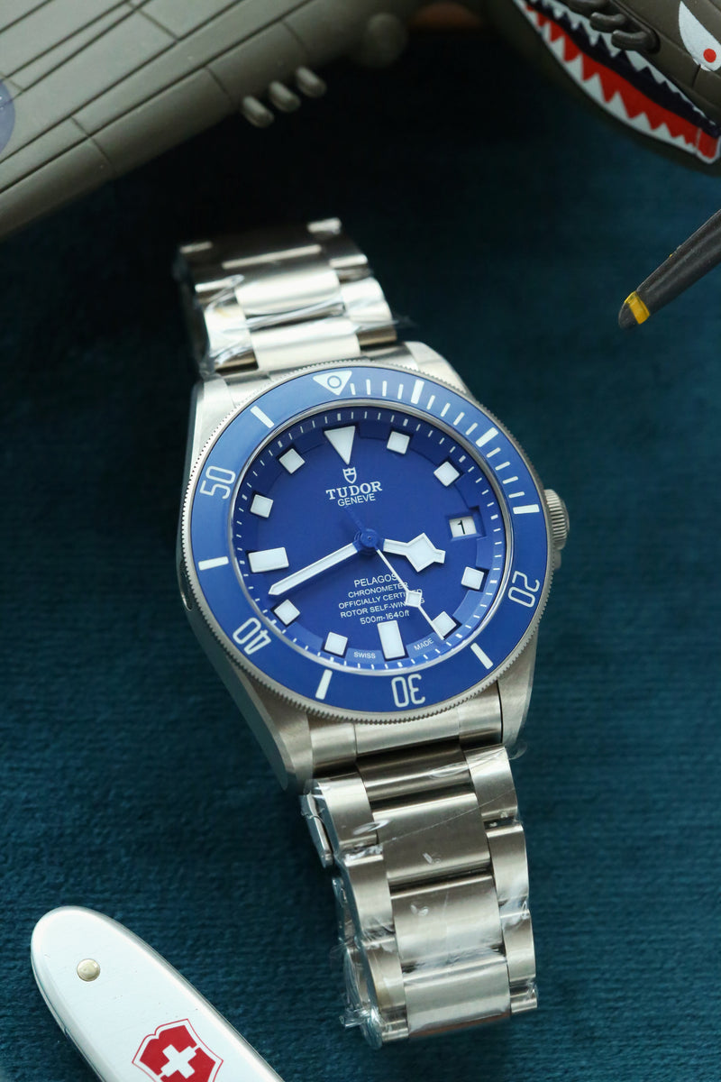 Tudor Pelagos Blue Dial 25600TB NOS – Mayfair Watch