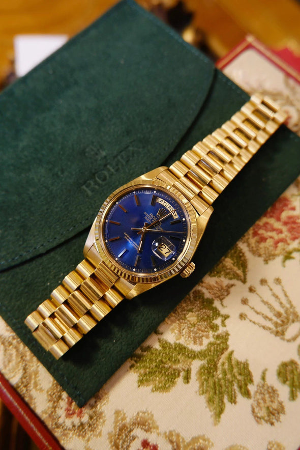 Rolex 1960s Day-Date Blue Dial Full-Set