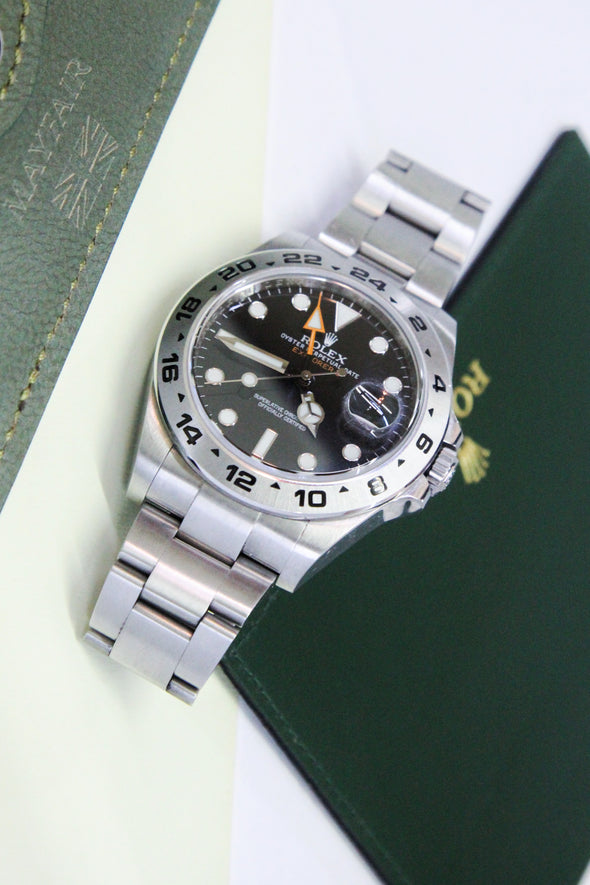 Rolex Explorer II 216570 Black Dial 2011 Full-set Watch
