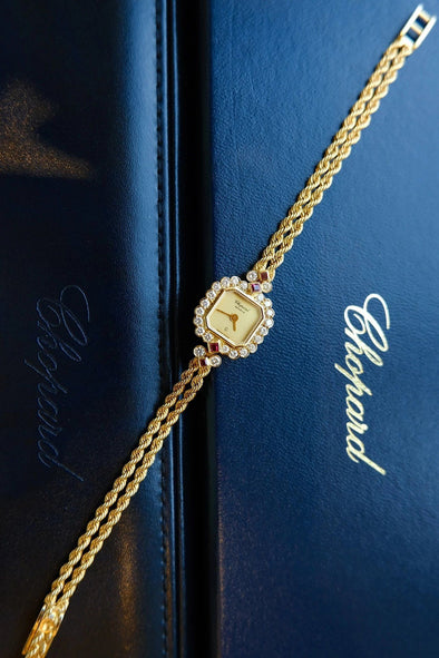 Chopard classic ruby diamond watch cocktail watch