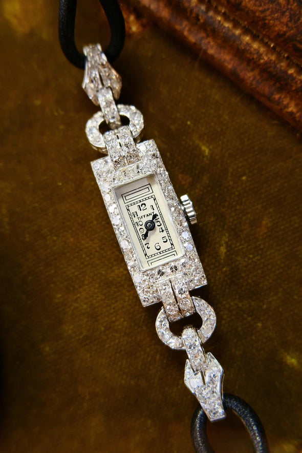 Tiffany & Co lady's diamond cocktail watch