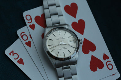 Rolex-signed crown, caseback, and sometimes bracelet