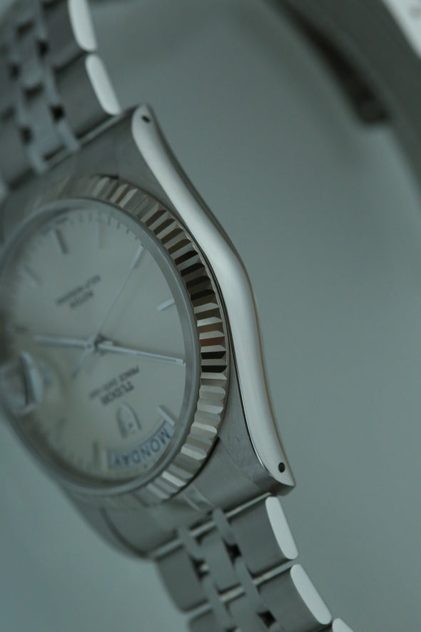 Tudor Prince Date-Day 76214 sunburst dial watch