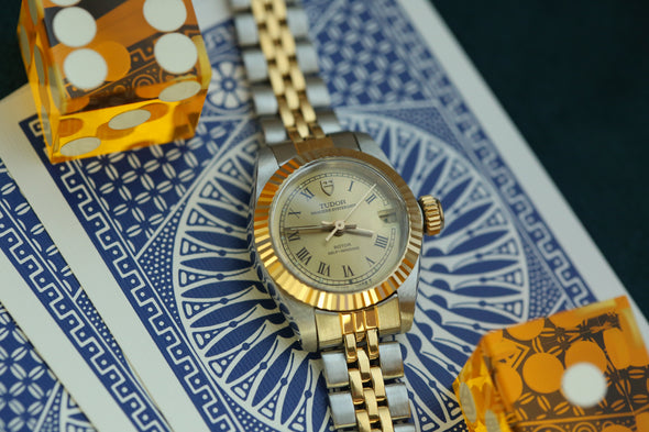 Tudor Vintage Princess Oyster Date Champagne Dial Watch Full-Set