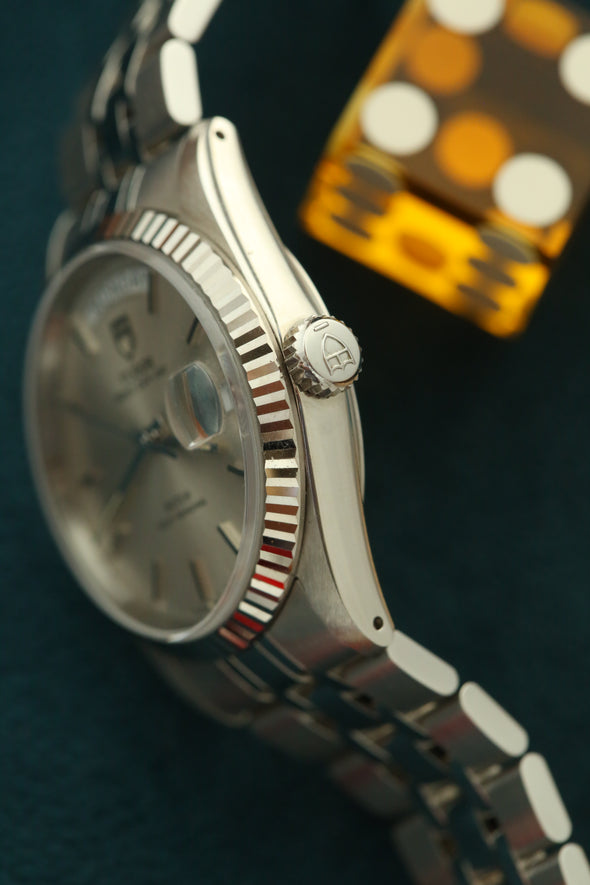 Tudor Prince Date-Day 76214 sunburst dial watch full-set