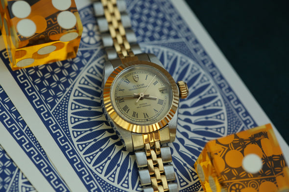 Tudor Vintage Princess Oyster Date Champagne Dial Watch Full-Set