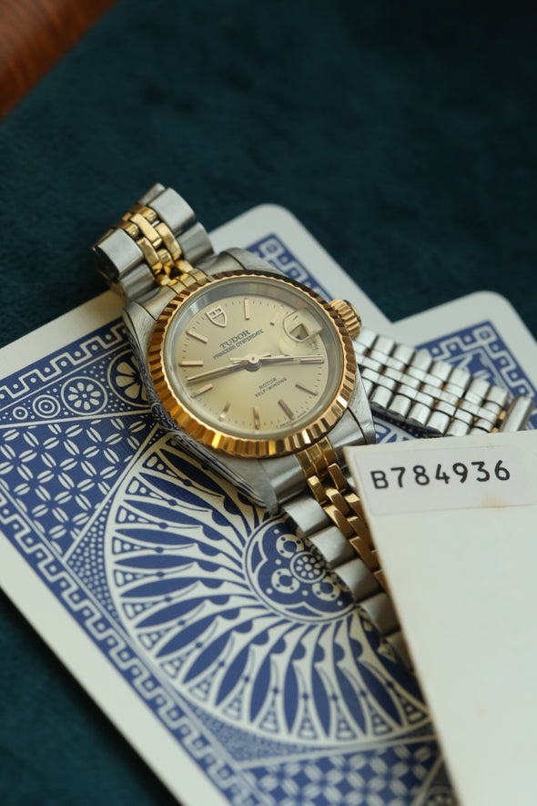 Tudor Princess Champagne Dial Watch Full-Set NOS