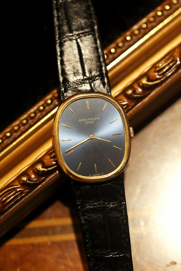 Patek Philippe Blue dial Golden Ellipse Watch