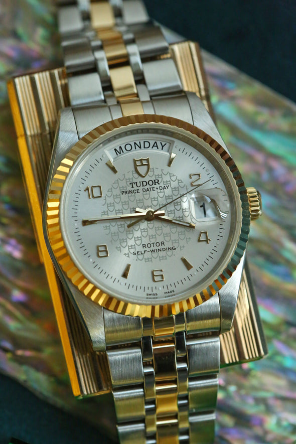 Tudor Prince Date-Day Tudor Logo Dial Watch