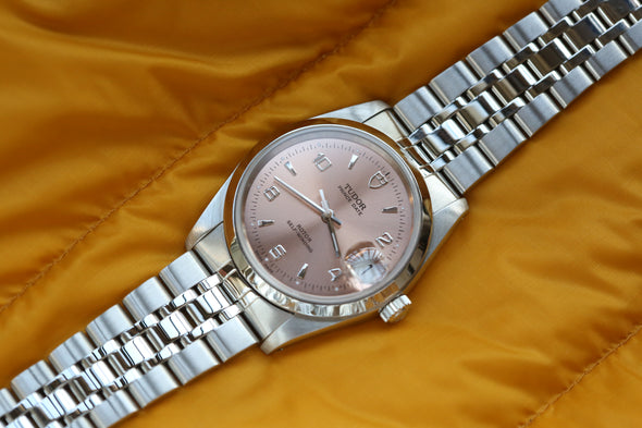 Tudor Prince Date Salmon Dial Watch