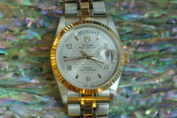 Tudor Prince Date-Day Tudor Logo Dial Watch