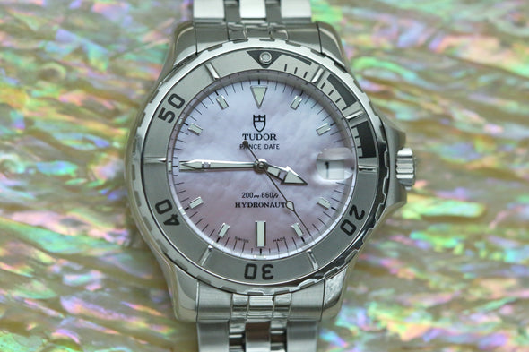 Tudor Prince Date Hydronaut Pink Mother Of Pearl Dial Watch