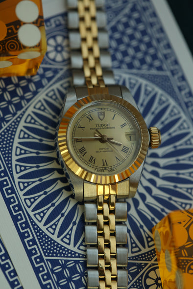 Tudor Vintage Princess Oyster Date Champagne Dial Watch Full-Set
