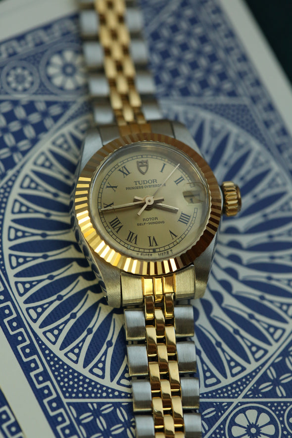 Tudor Vintage Princess Oyster Date Champagne Dial Watch Full-Set