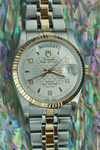 Tudor Prince Date-Day Tudor Logo Dial Watch