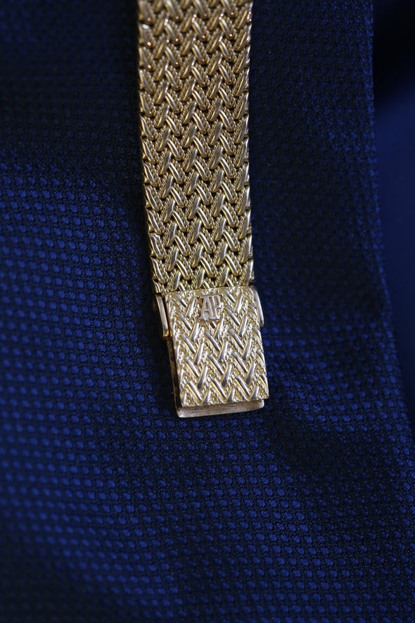 Audemars Piguet Vintage 18K YG White Diamonds Dial Watch