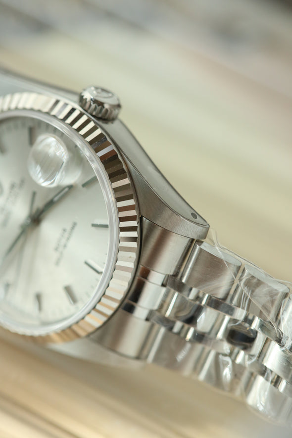 Tudor Prince Date-Day Silver Sunburst Dial NOS