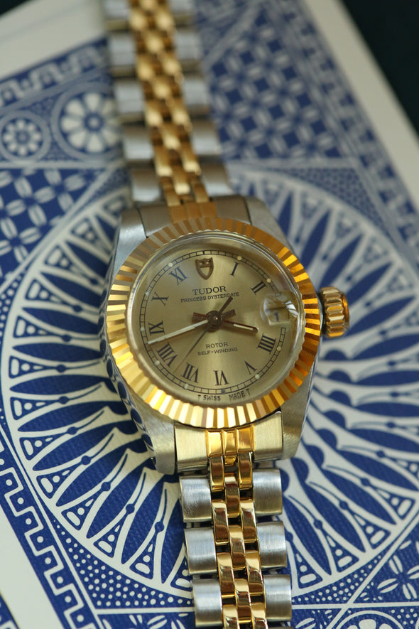 Tudor Vintage Princess Oyster Date Champagne Dial Watch Full-Set