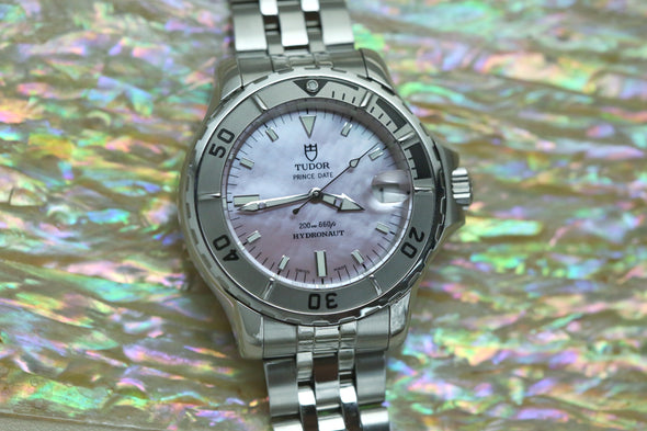 Tudor Prince Date Hydronaut Pink Mother Of Pearl Dial Watch