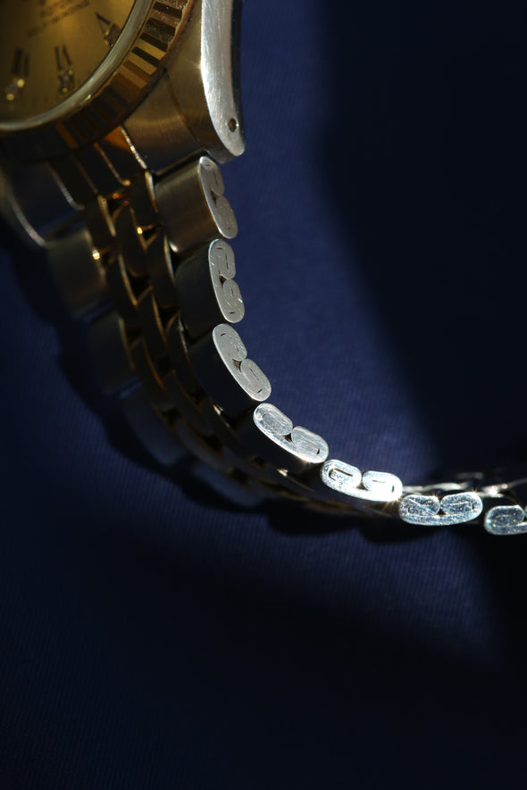Tudor Oyster Prince Date-Day Champagne Diamonds Dial Watch