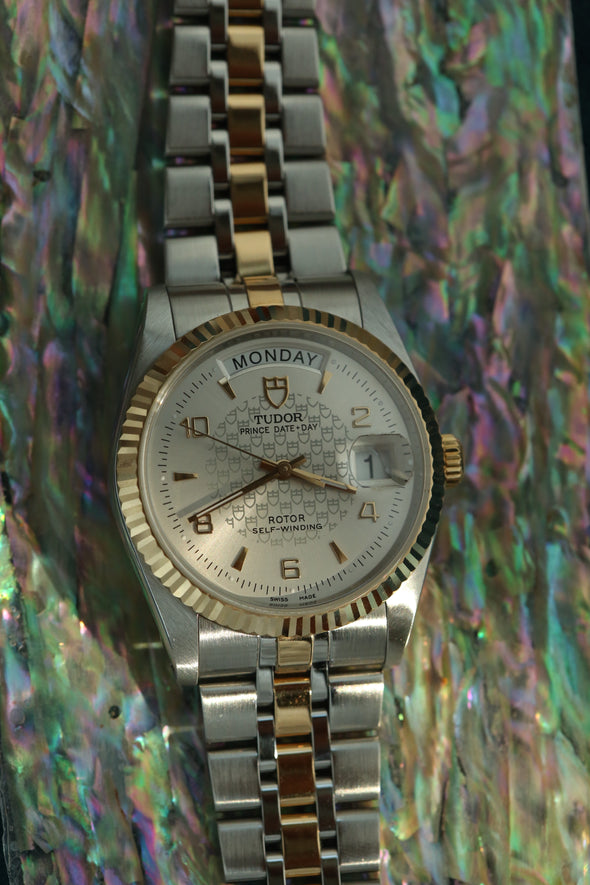 Tudor Prince Date-Day Tudor Logo Dial Watch