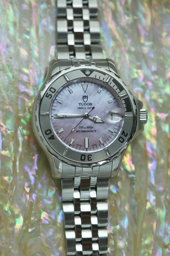 Tudor Prince Date Hydronaut Pink Mother Of Pearl Dial Watch