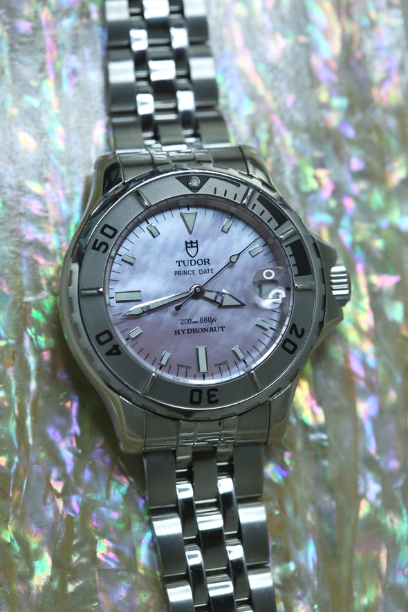 Tudor Prince Date Hydronaut Pink Mother Of Pearl Dial Watch