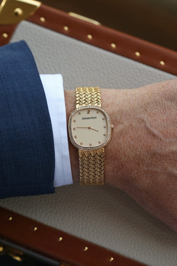 Audemars Piguet Vintage 18K YG &  Diamonds Watch 82g