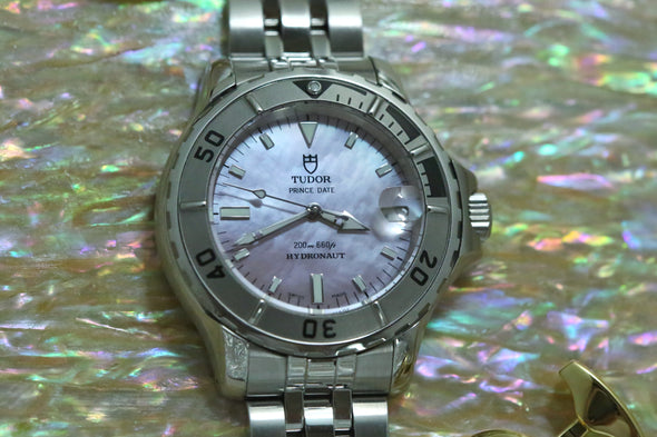 Tudor Prince Date Hydronaut Pink Mother Of Pearl Dial Watch