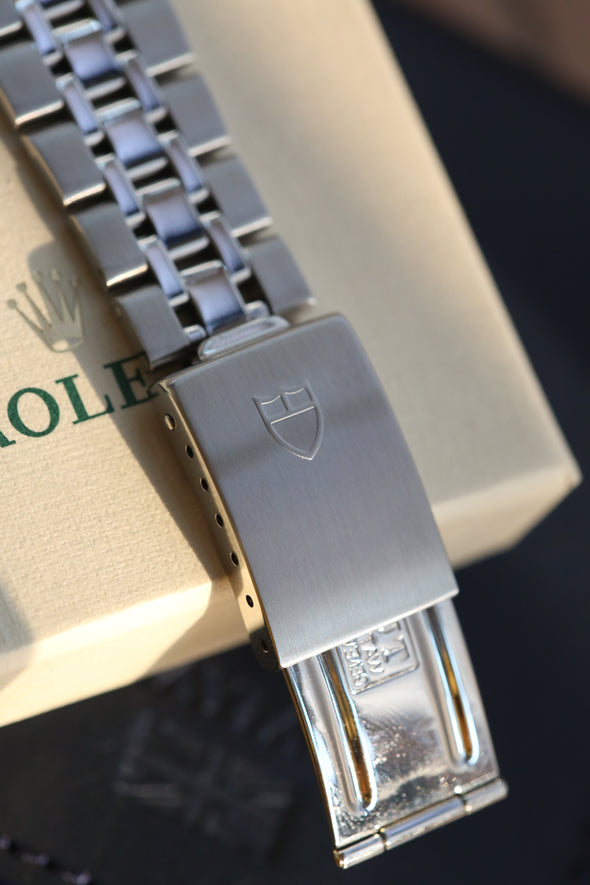 Tudor Prince Date-Day 76214 Blue Arabic Dial Watch