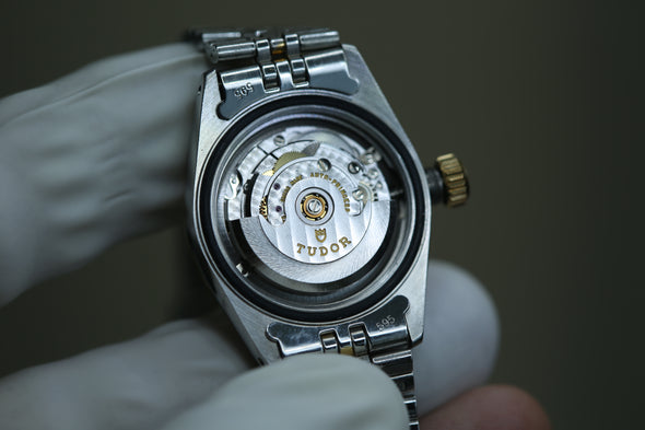 Tudor Princess Champagne Linen Dial Watch Full-Set NOS