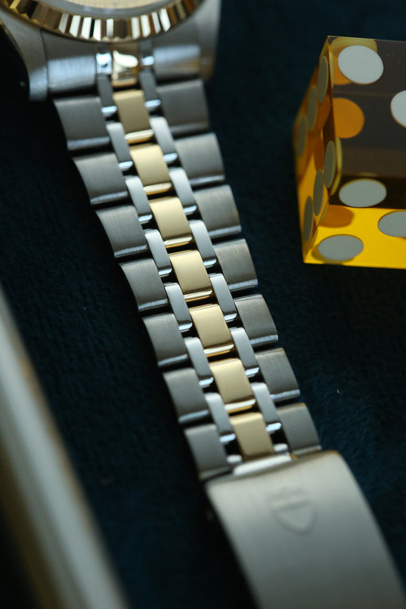 Tudor Prince Date-Day Champagne Roman Numeral Watch