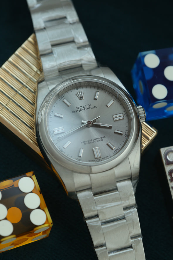 Rolex Datejust Silver Dial Watch Full-Set