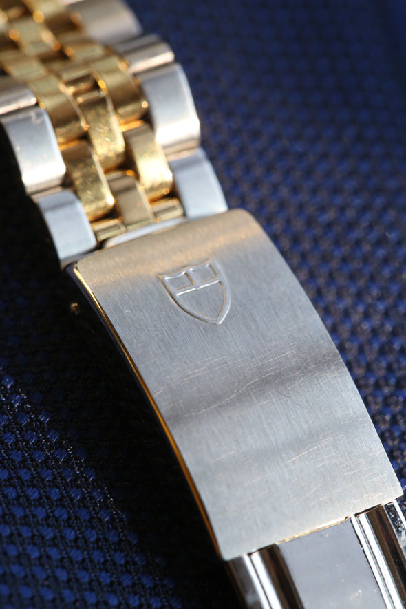 Tudor Oyster Prince Date-Day Champagne Dial Watch Full-Set