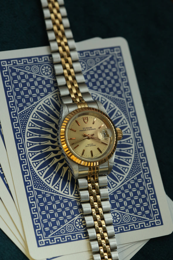 Tudor Princess Champagne Dial Watch Full-Set NOS
