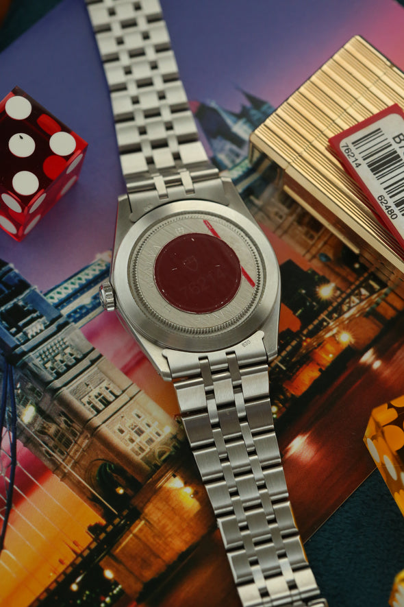 Tudor Prince Date-Day 76214 sunburst dial watch full-set