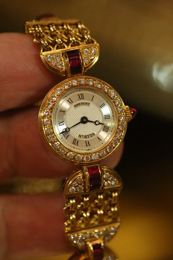 Breguet Diamonds and Rubies Watch