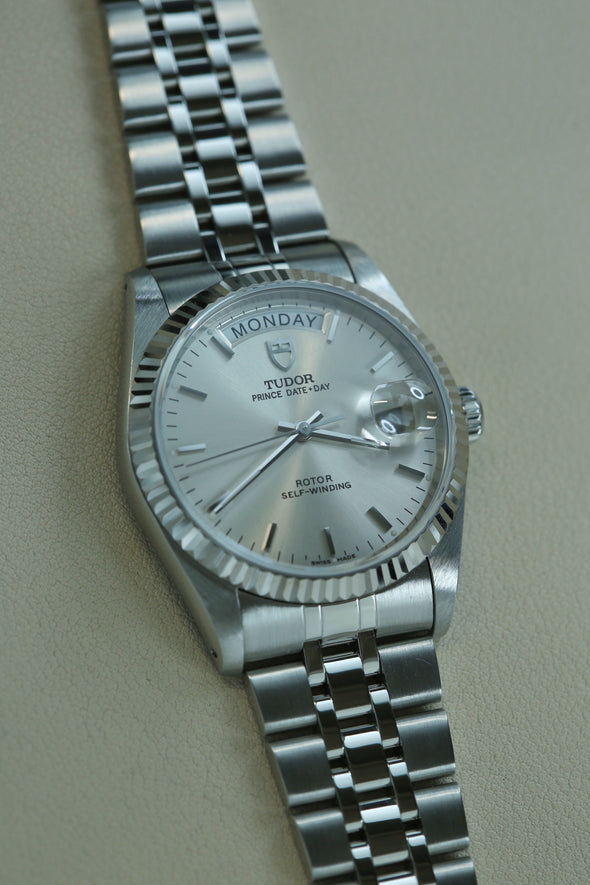 Tudor Prince Date-Day 76214 sunburst dial watch
