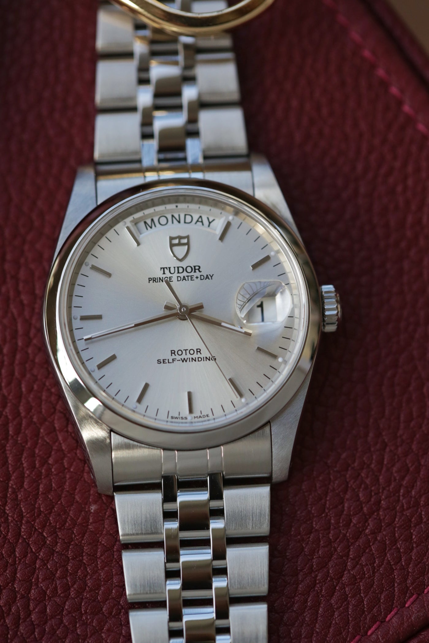 Tudor Prince Date-Day 76200 Silver Sunburst dial Watch – Mayfair Watch
