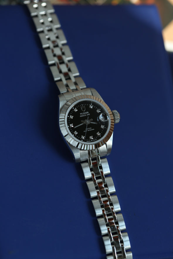 Tudor Princess Black Diamonds Dial Watch