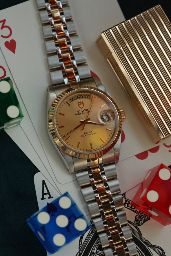 Tudor Prince Date-Day Champagne Dial Watch
