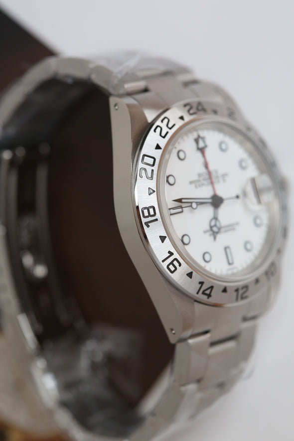 Rolex Explorer II 16570 White (Swiss) Dial Watch