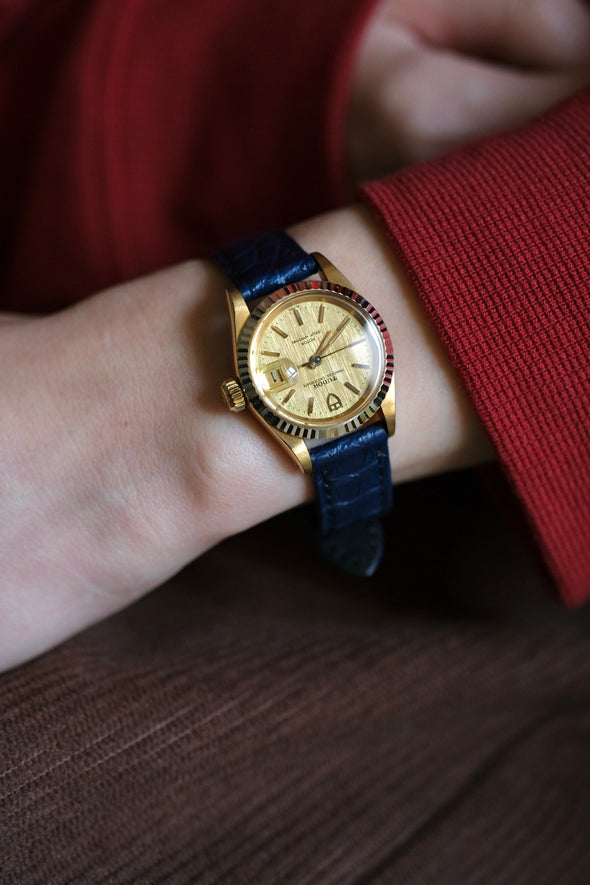 Tudor Princess  OysterDate Gold Linen Dial Full-Set