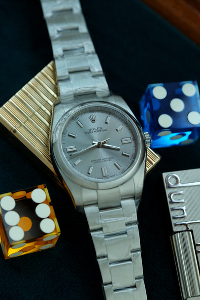 Rolex Datejust Silver Dial Watch Full-Set