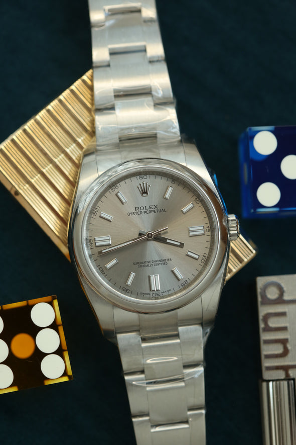Rolex Datejust Silver Dial Watch Full-Set