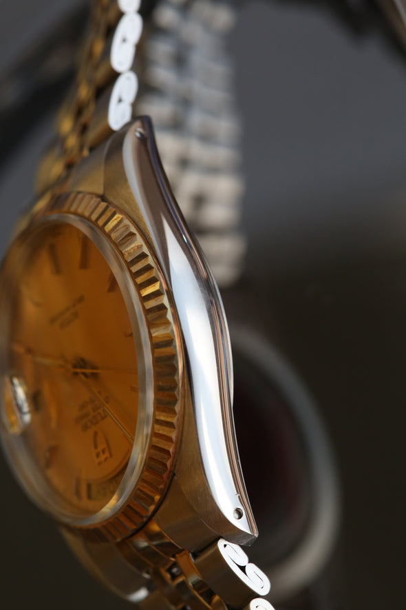 Tudor Oyster Prince Date-Day Champagne Dial Watch Full-Set