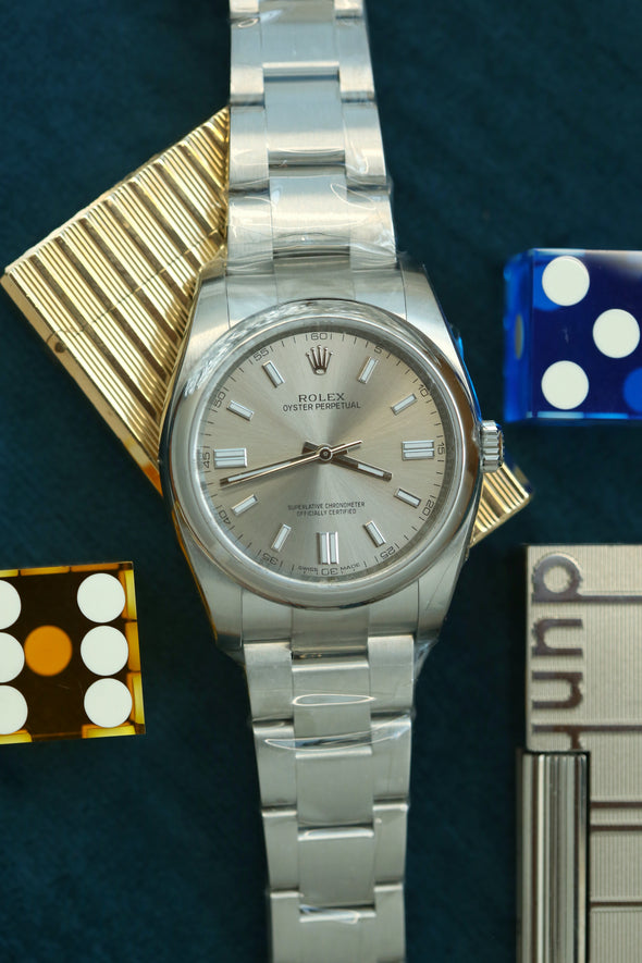 Rolex Datejust Silver Dial Watch Full-Set